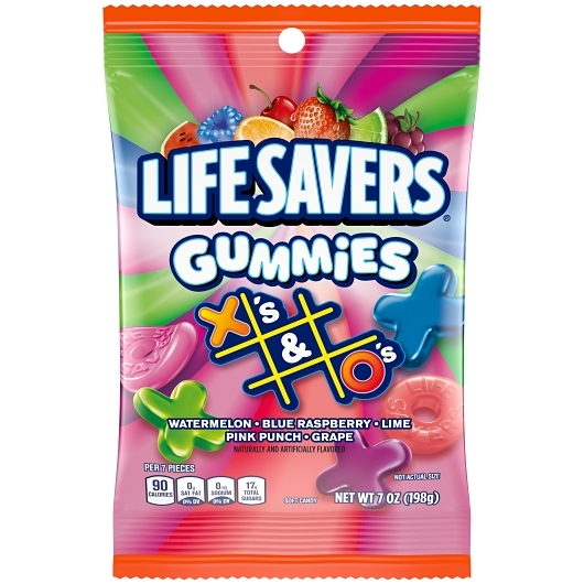 Lifesavers Assorted Gummy Peg Bag 7oz