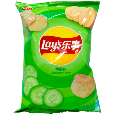 Lays Potato Chip Bag Cucumber 70g