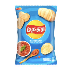 Lays Potato Chip Bag Italian Red Meat70g