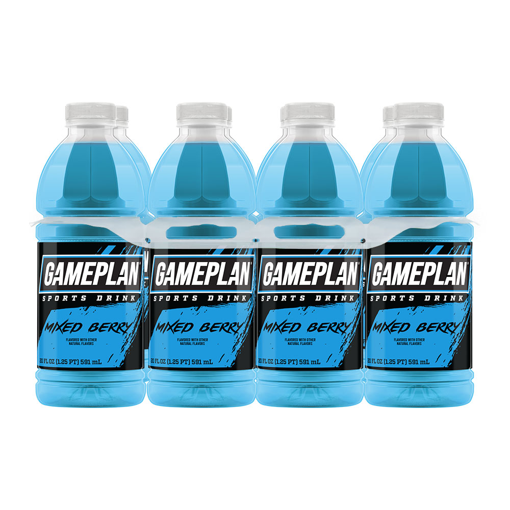 Game Plan Mixed Berry Sports Drink 24ct 20oz