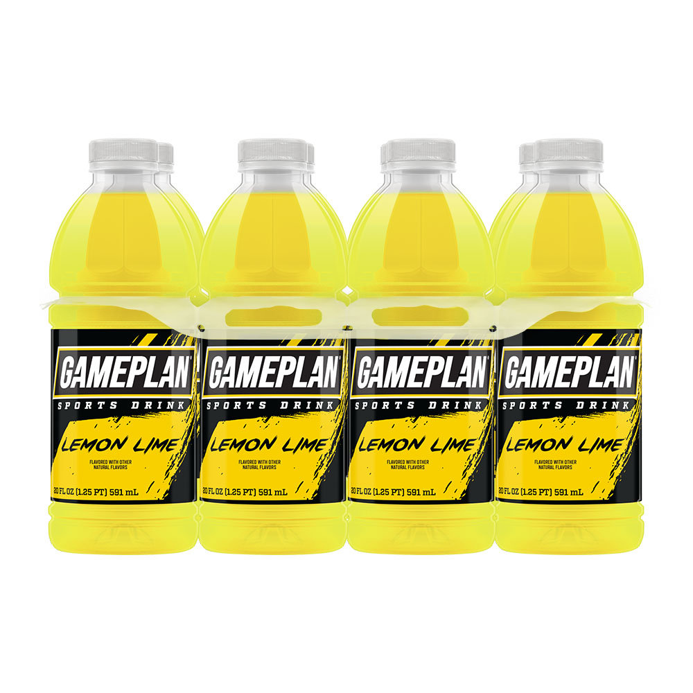 Game Plan Lemon Lime Sports Drink 24ct 20oz