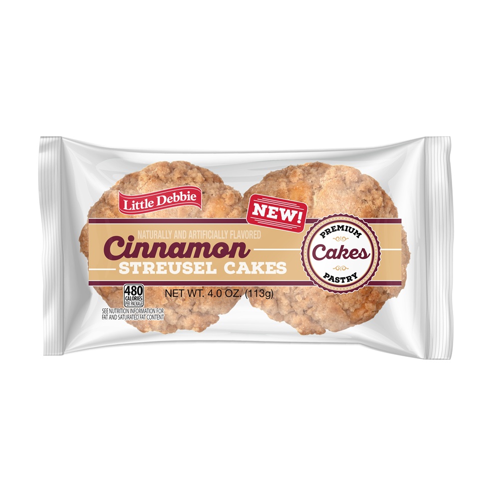 Little Debbie Cinnamon Streusel Cakes 6ct 4oz