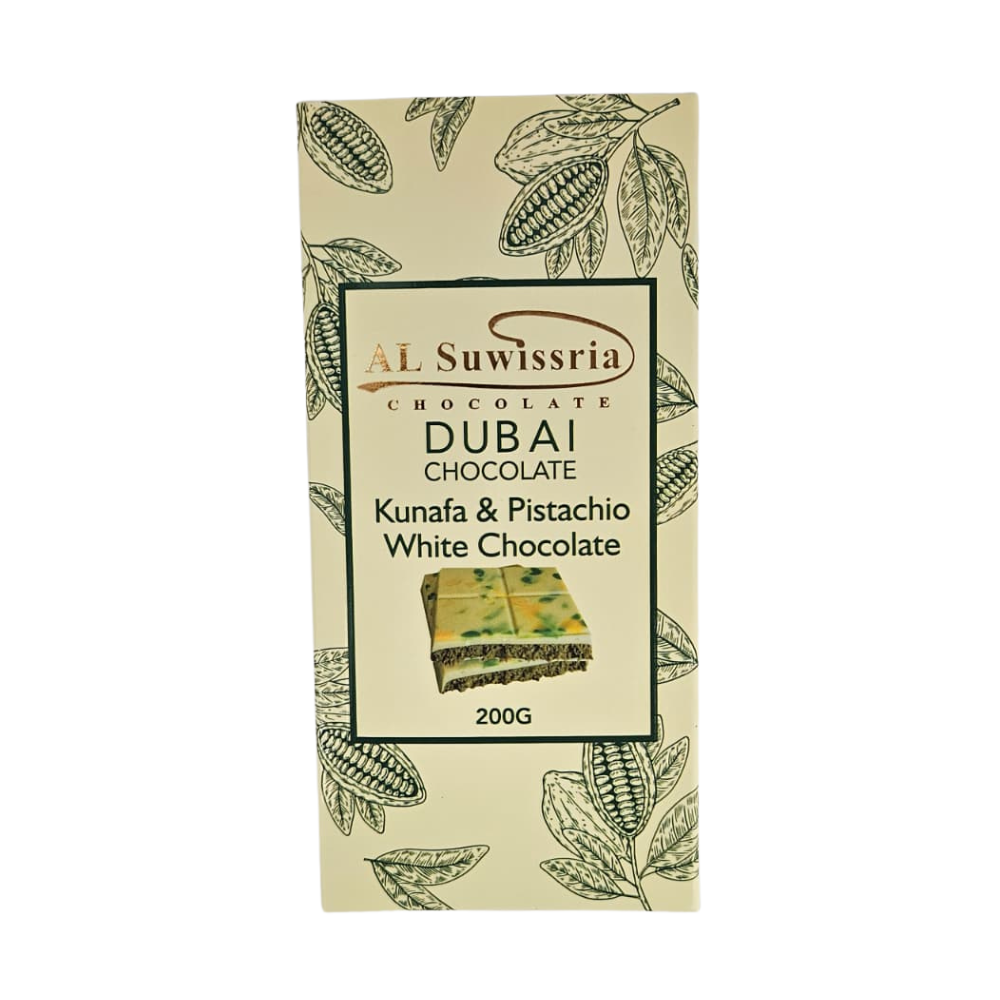 Al Suwissria Knafa Pistachio White Chocolate 200gr
