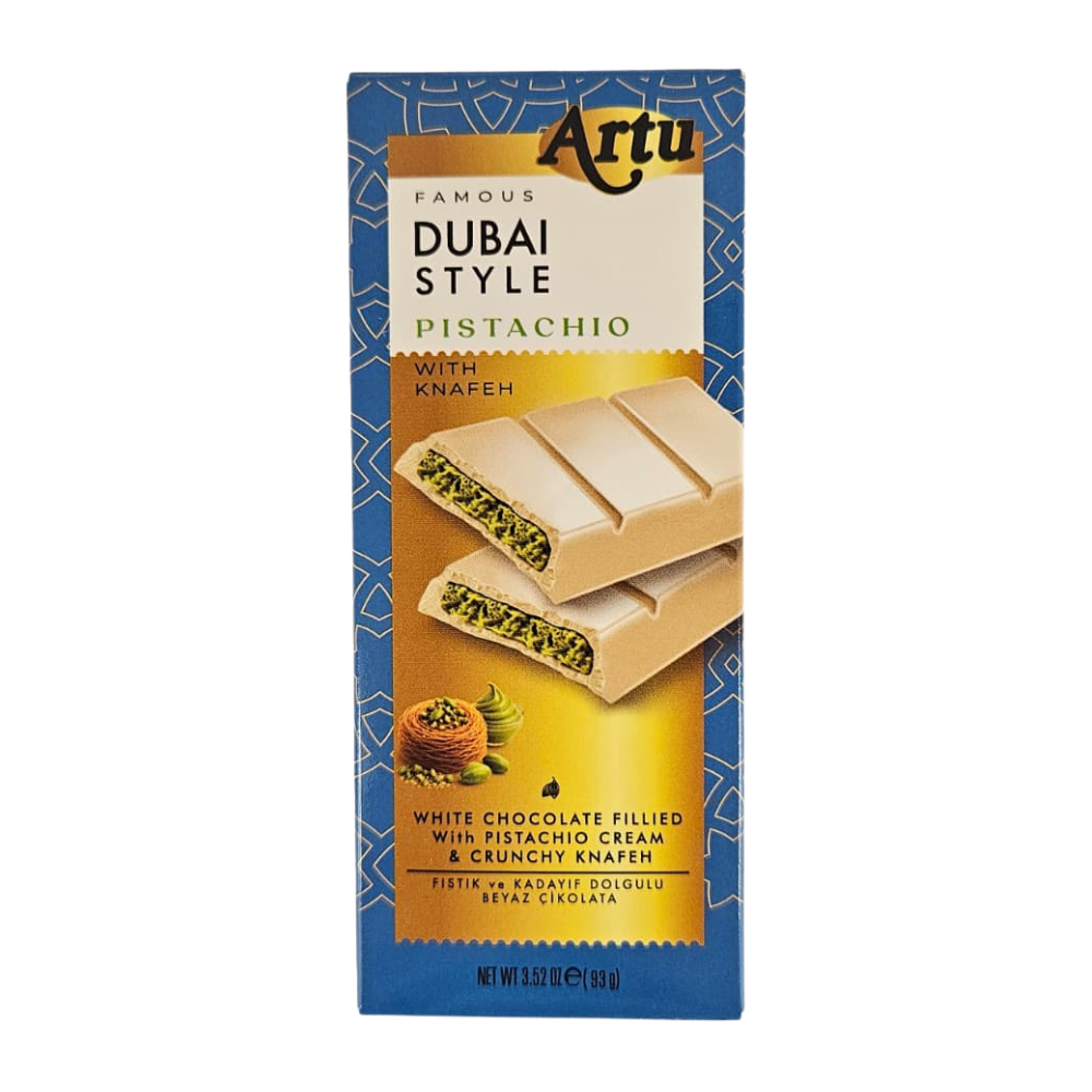 Artu Pistachio White Chocolate 12ct 3.52oz
