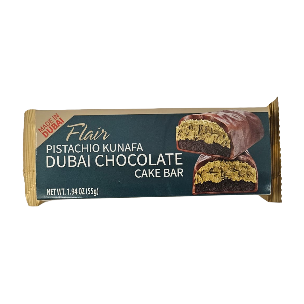 Flair Pistachio Kunafa Cake Bar 12ct 1.94oz