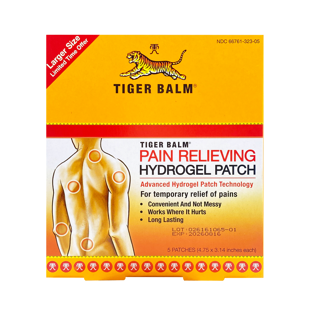 Tiger Balm Pain Relieving Hydrogel Patch 5ct