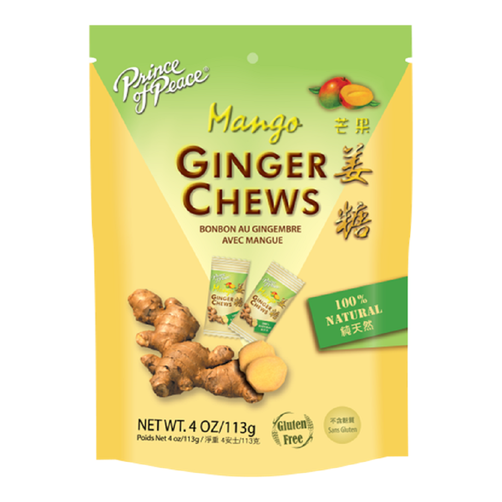 Prince Of Peace Mango Ginger Chews 4oz