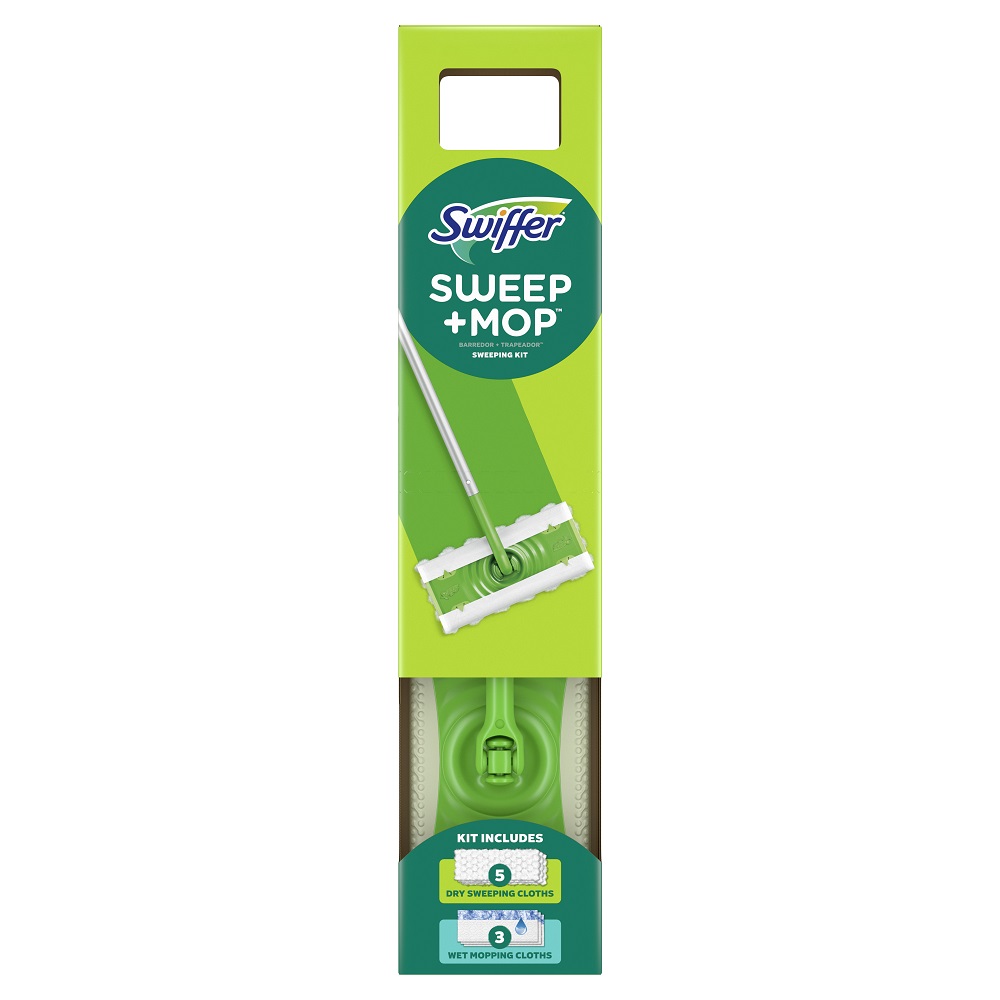 Swiffer Sweep & Mop (dry + Wet Floor) 1ct