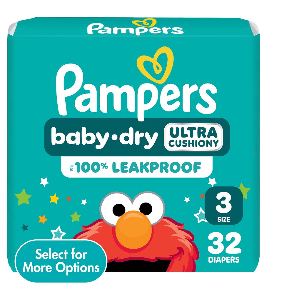Pampers Size 3 Baby Dry Diapers 32ct