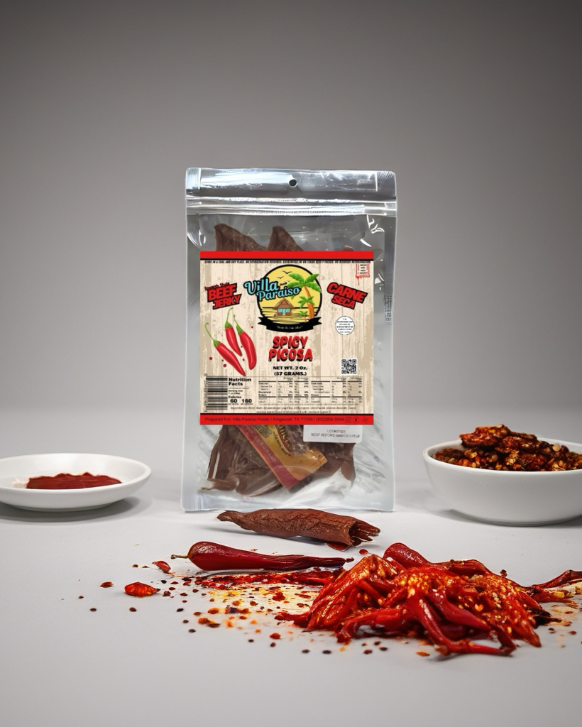 Villa Paraiso Spicy Picosa Beef Jerky 2oz