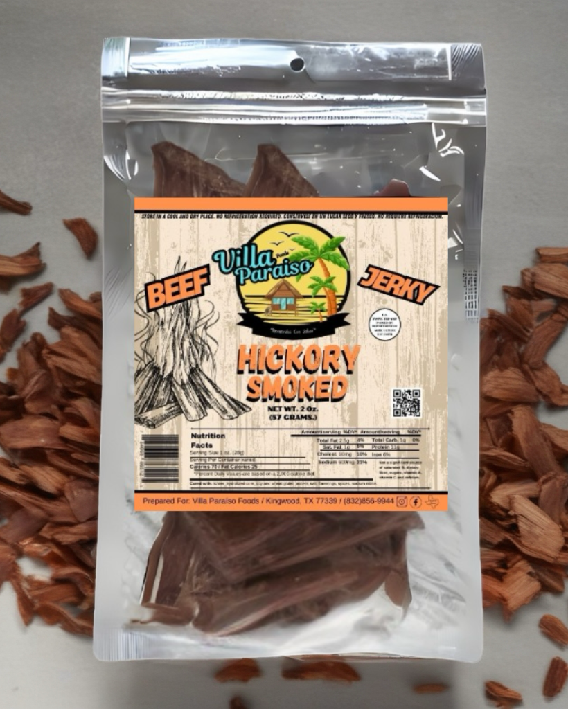 Villa Paraiso Hickory Smoked Beef Jerky 2oz