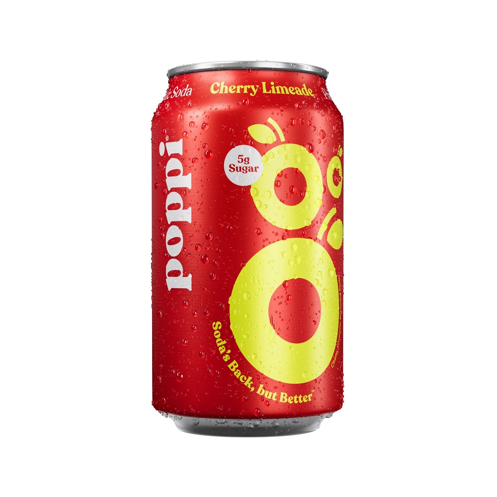 Poppi Cherry Limeade Soda Can 12ct 12oz