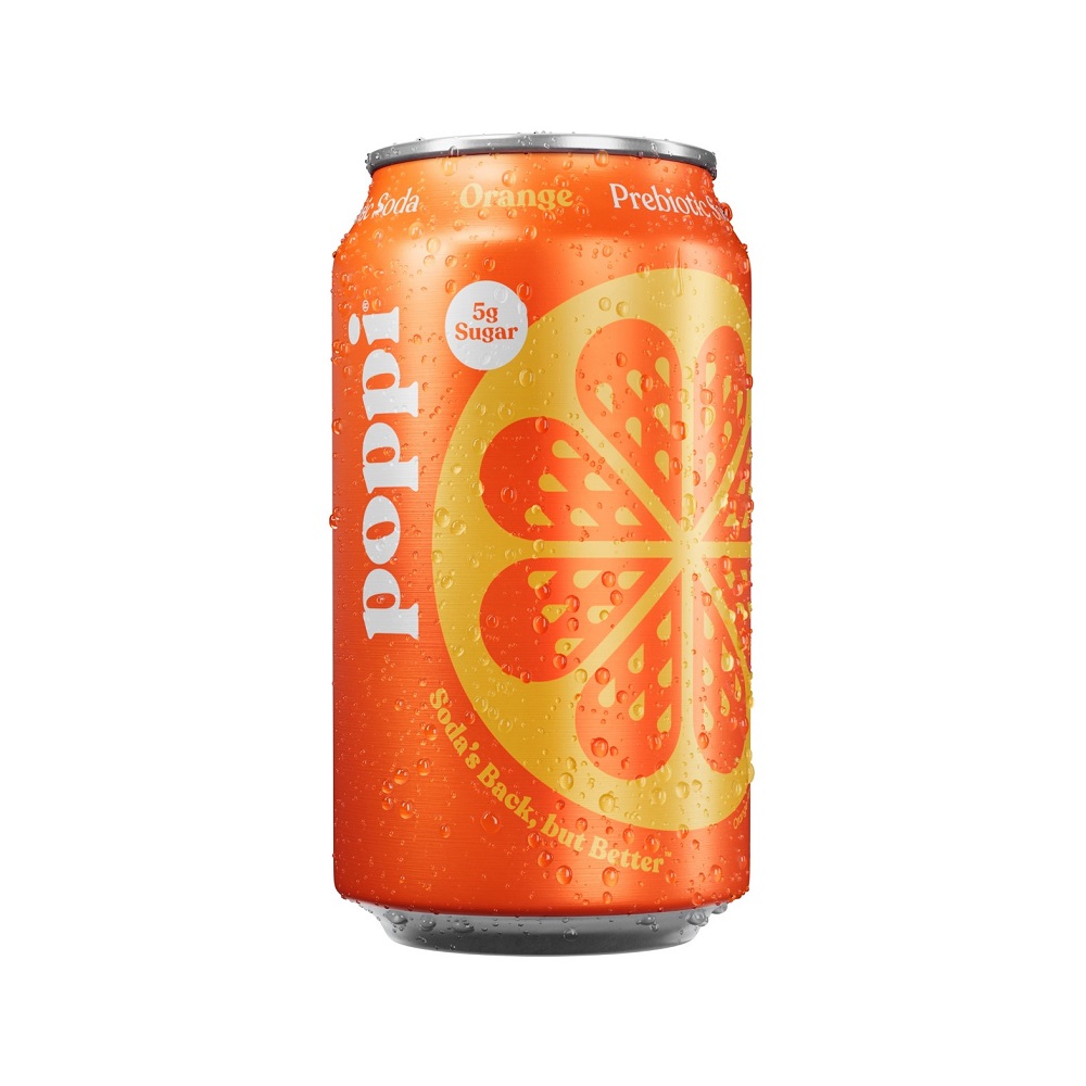 Poppi Orange Soda Can 12ct 12oz
