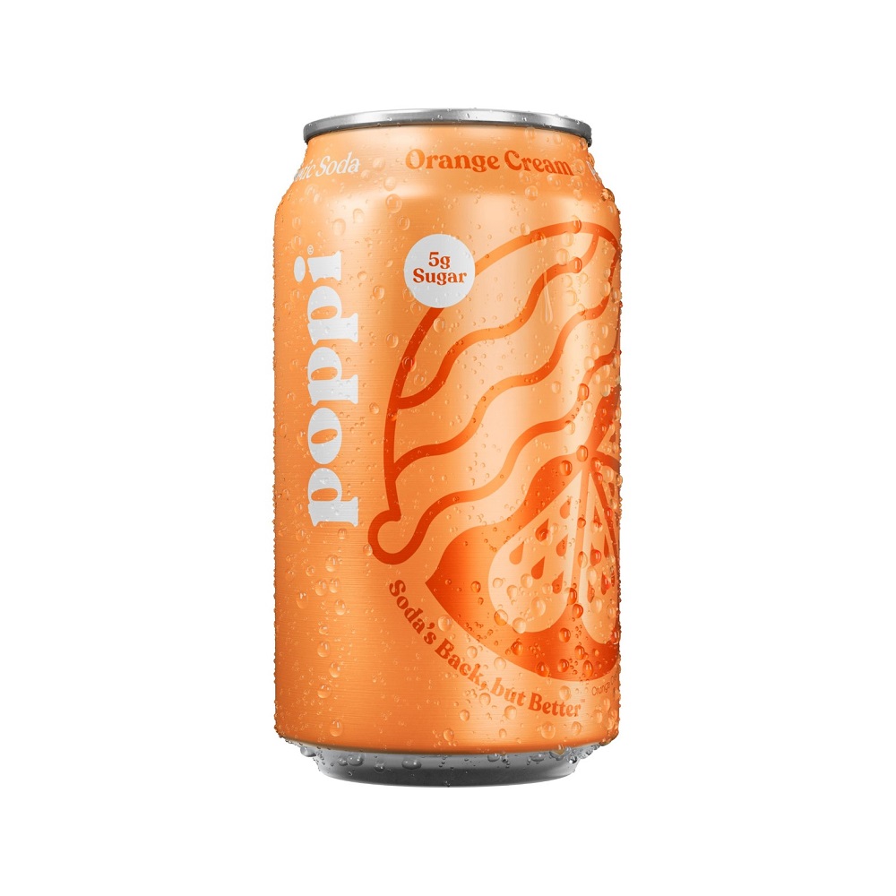 Poppi Orange Cream Soda Can 12ct 12oz