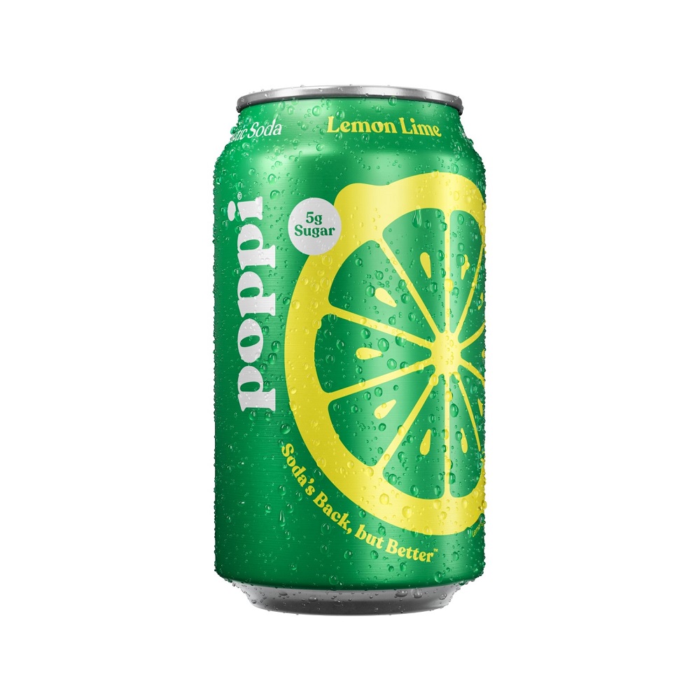 Poppi Lemon Lime Soda Can 12ct 12oz