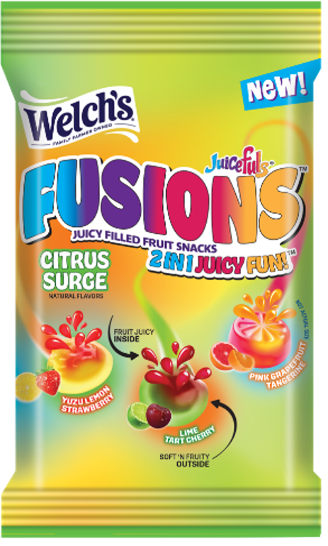 Welch's Citrus Surge Juicy Filled Fruit Snacks 4oz