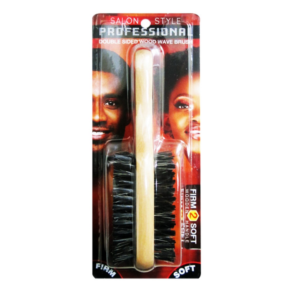 Homestyle Double Sided Wooden Hair Brush 1ct