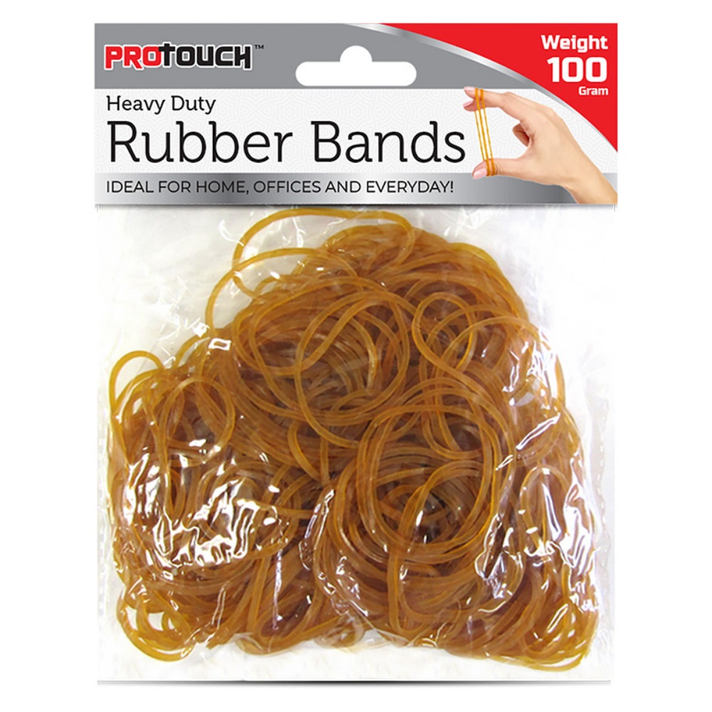 Protouch Heavyduty Yellow Rubber Band 360ct 100gr