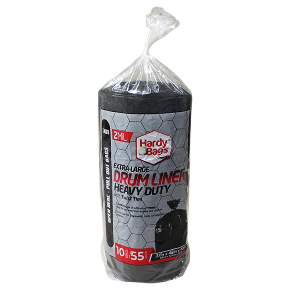 Hardy Bags H.d Xl Drum Liner 55gl 10ct