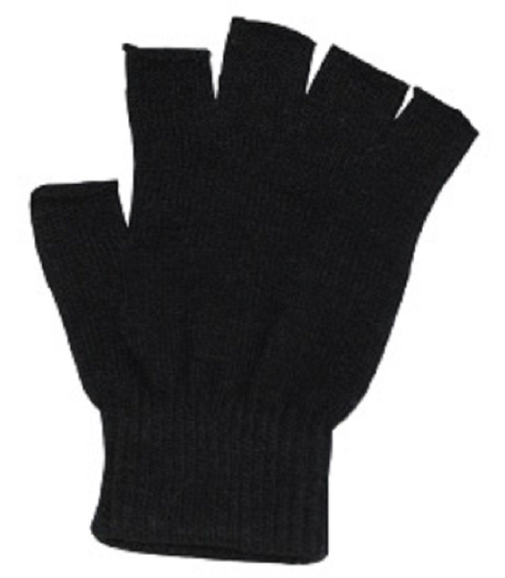 Magic Gloves Black Fingerless 12ct