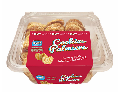 Kuki Regular Palmiers Cookies 13.5oz