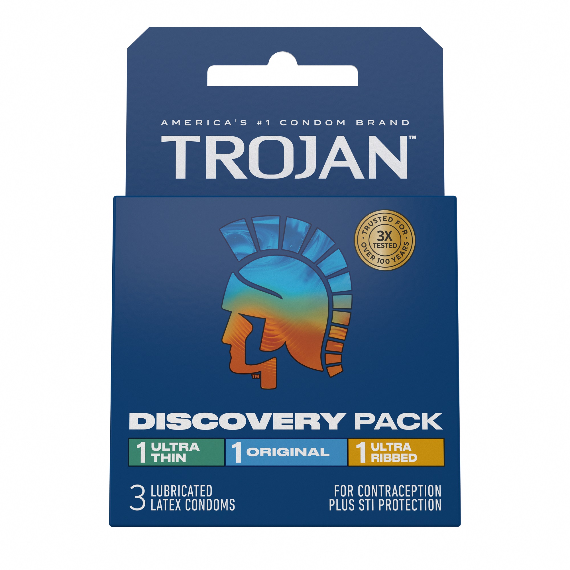 Trojan Discovery Pack Latex Condoms 6ct