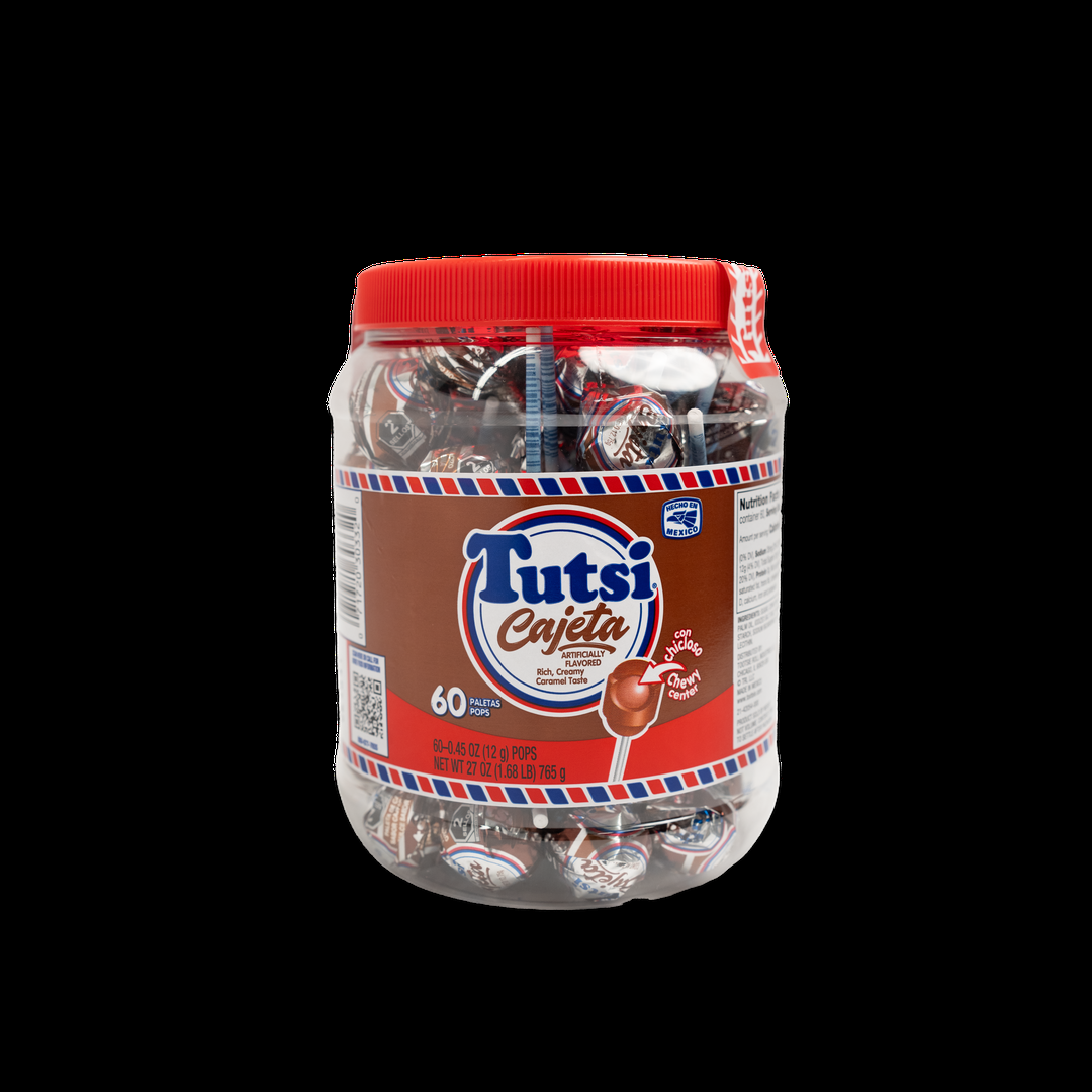 Tutsi Cajeta Paletas Pops 60ct 0.42oz