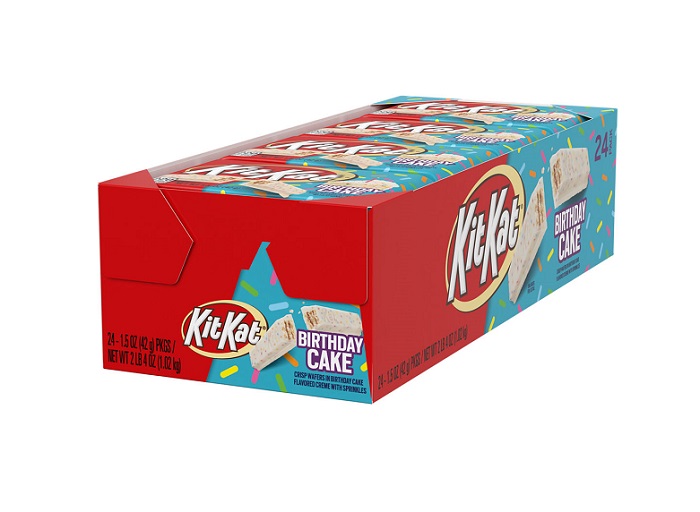 Kit Kat Birthday Cake White Creme Sprinkles 24ct