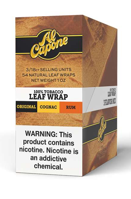 Al Capone Mix Leaf Wraps B15g3 3/18pk