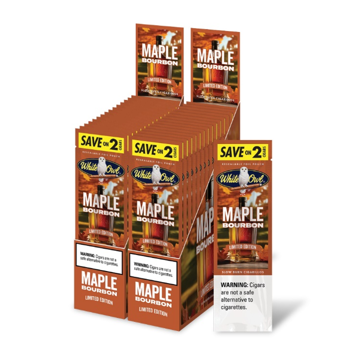 White Owl Maple Bourbon 2 For $1.19 30/2pk