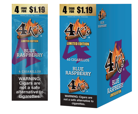 4kings Blue Raspberry 4/$1.19 15/4pk Ltd Ed