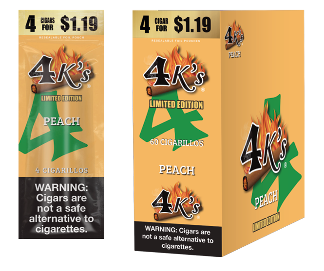 4kings Peach 4/$1.19 15/4pk Ltd Ed