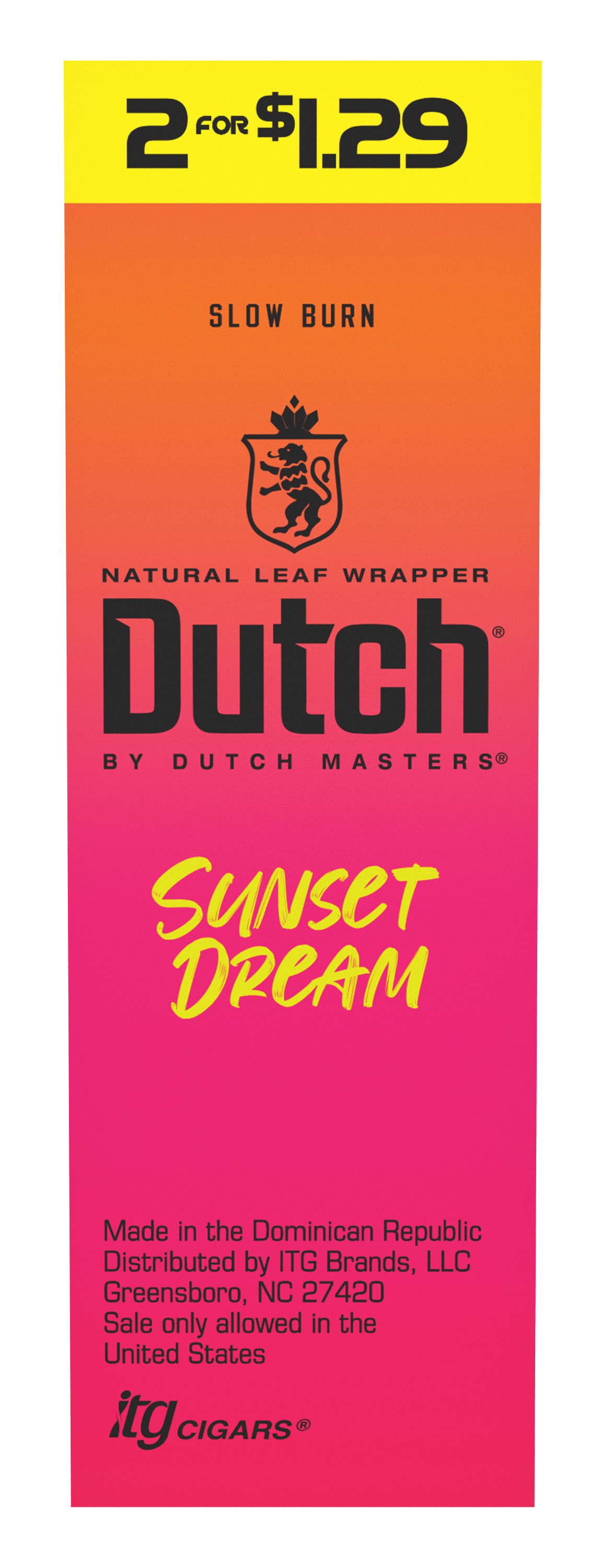 Dutch Cigars Sunset Dream 2/$1.29 30/2pk