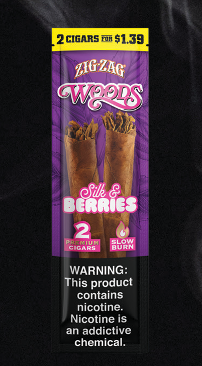 Zig Zag Silk & Berries 2/$1.39 Rough Cut 15/2pk