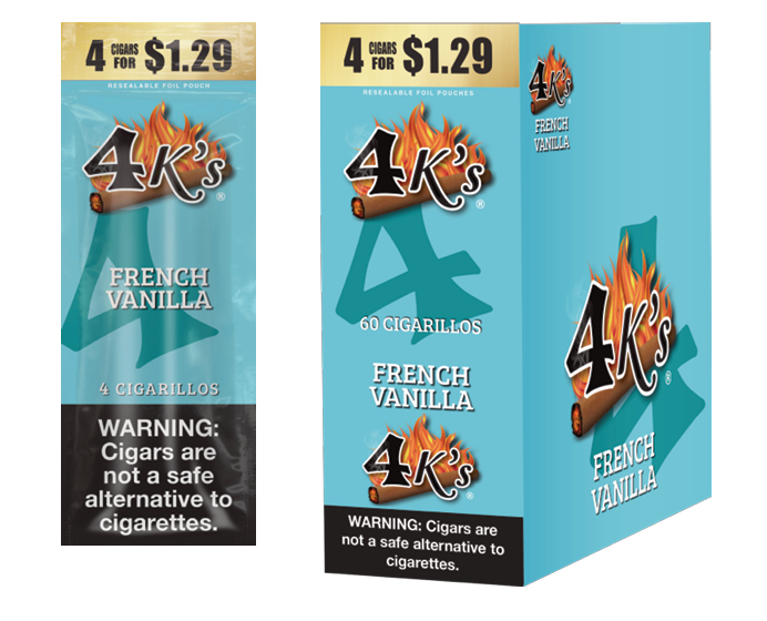 4kings French Vanilla 4/$1.29 F.p. 15/4pk