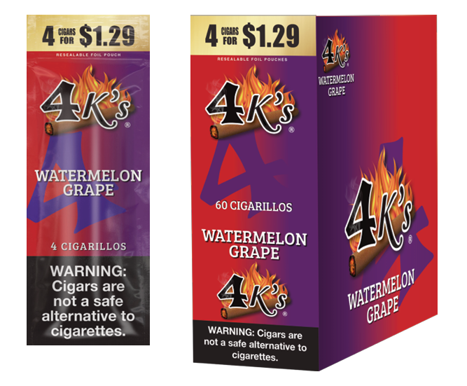 4kings Watermelon Grape 4/$1.29 F.p. 15/4pk