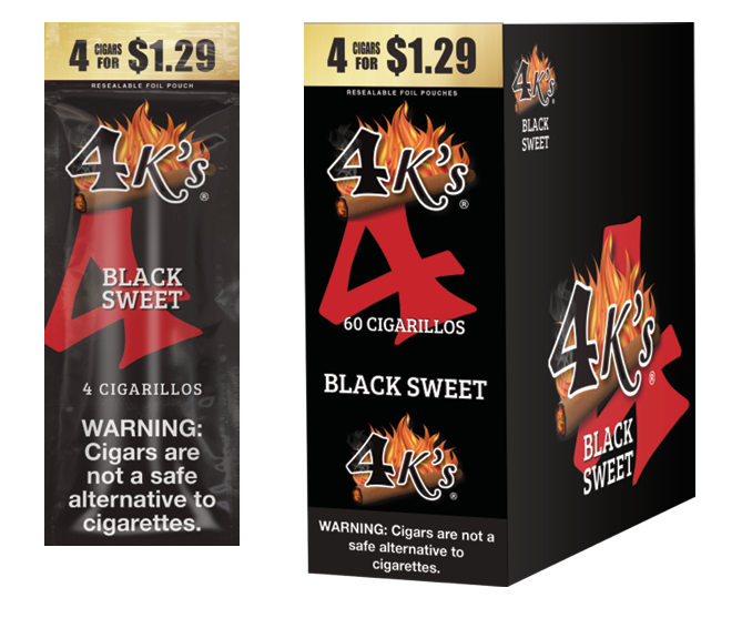 4kings Black Sweet 4/$1.29 F.p. 15/4pk