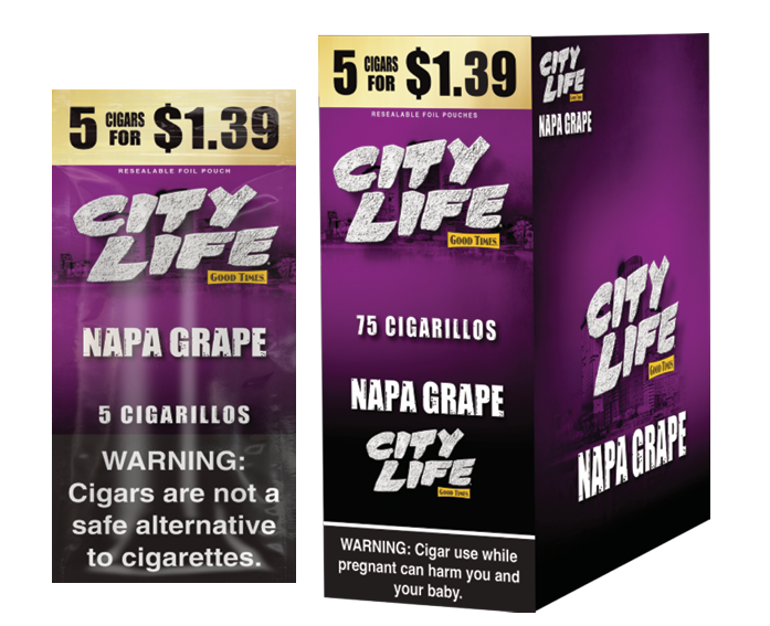 City Life Napa Grape 5f$1.39 15/5pk