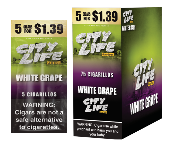 City Life White Grape 5f$1.39 15/5pk