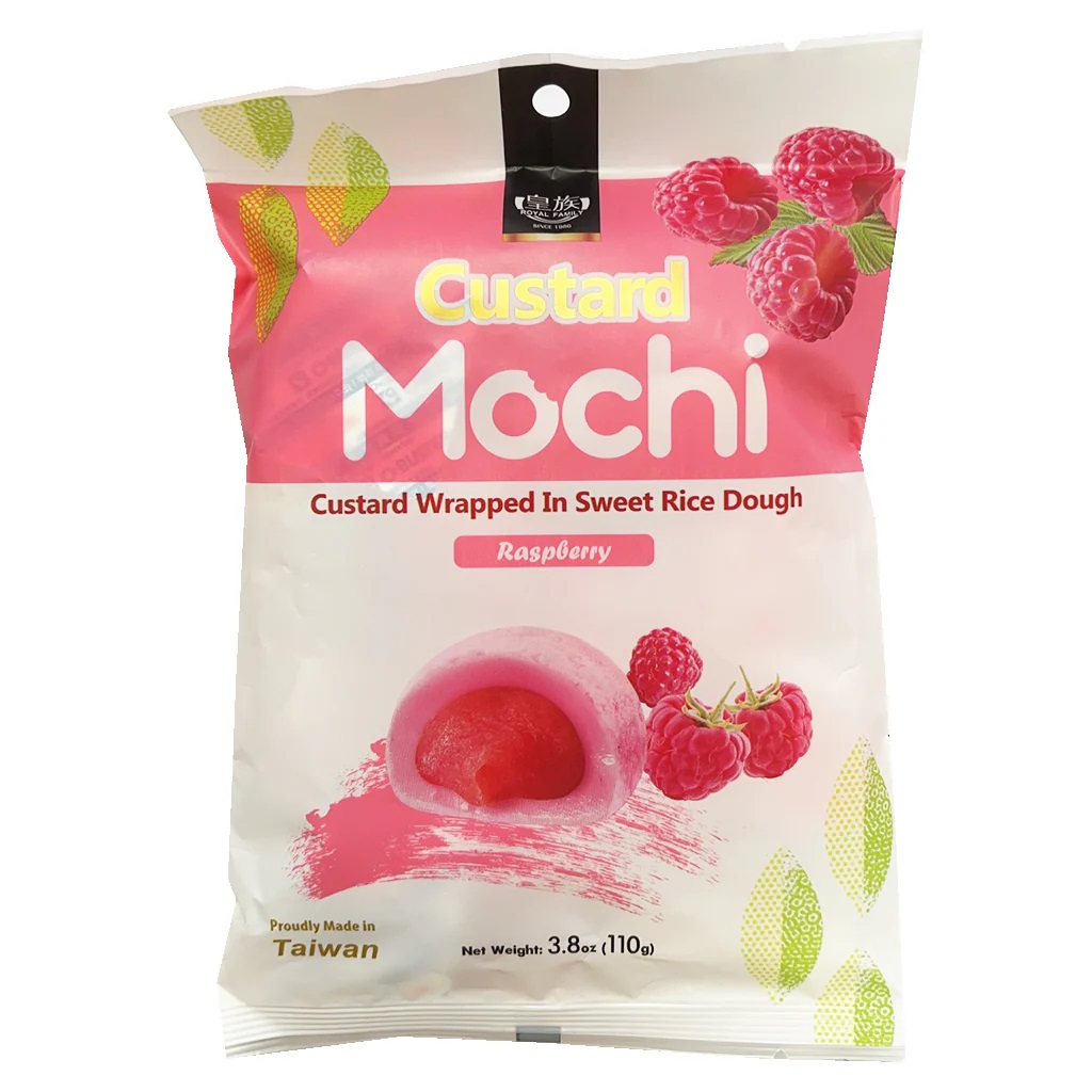 Royal Family Mochi Bag Raspberry Custard 3.8oz