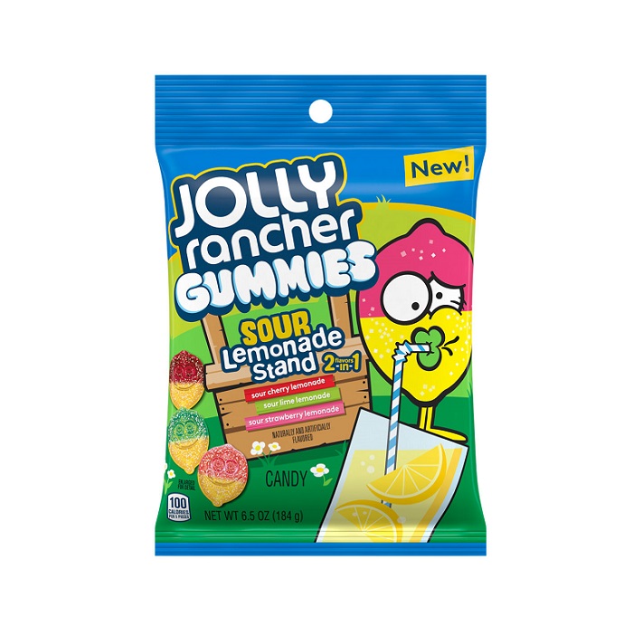 Jolly Rancher Sour Lemonade Gummies H/b 6.5oz