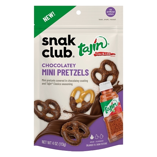 Tajin Chocolatey Mini Pretzels 4oz