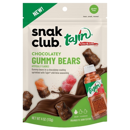 Tajin Chocolatey Gummy Bears 4oz