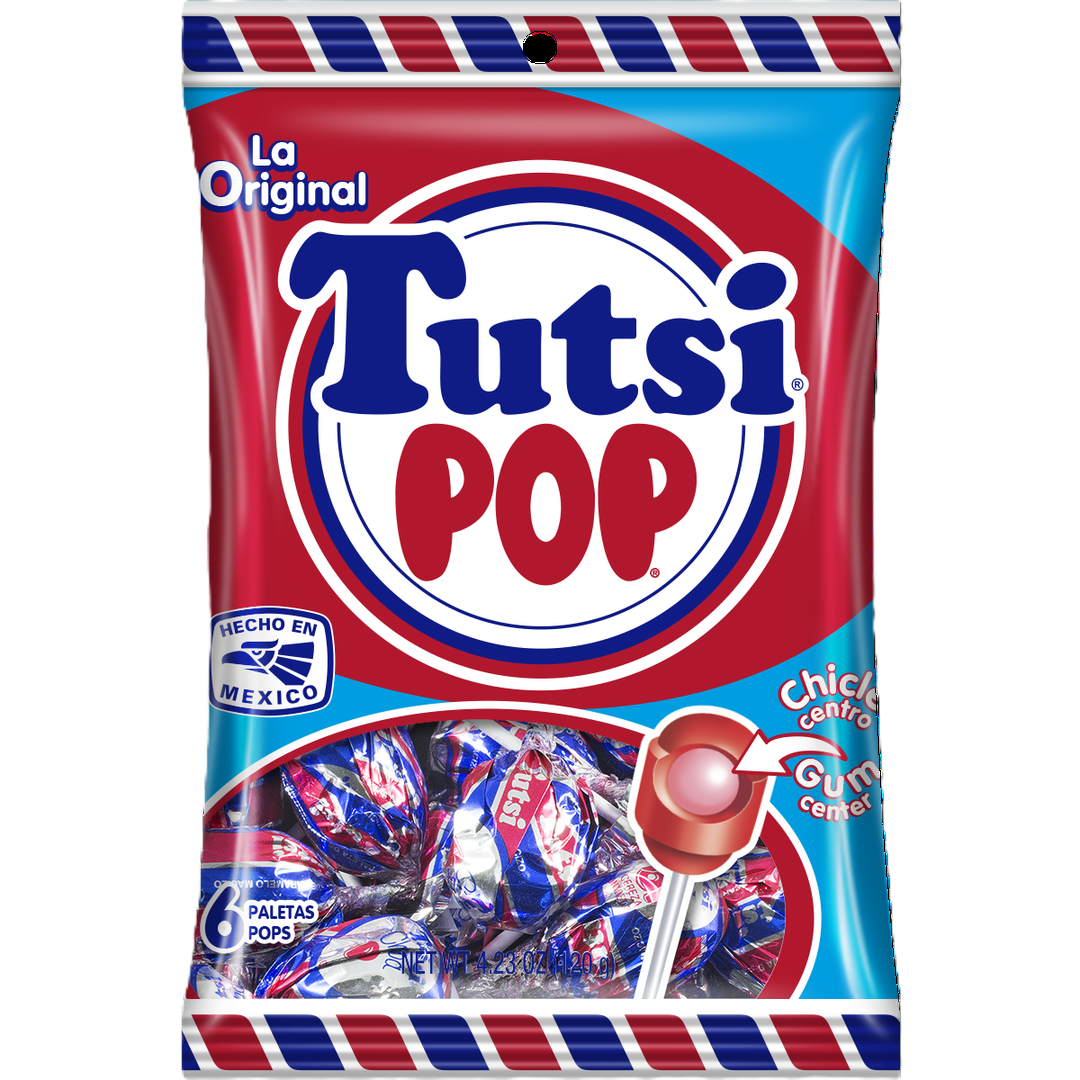 Tutsi Pop La Original Paletas Pops 6ct 4.2oz
