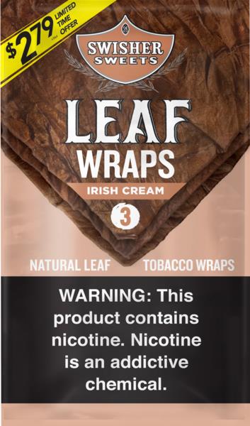 Swi Swt Irish Cream $2.79 Leaf Wraps 10/3pk