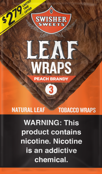 Swi Swt Peach Brndy $2.79 Leaf Wraps 10/3pk