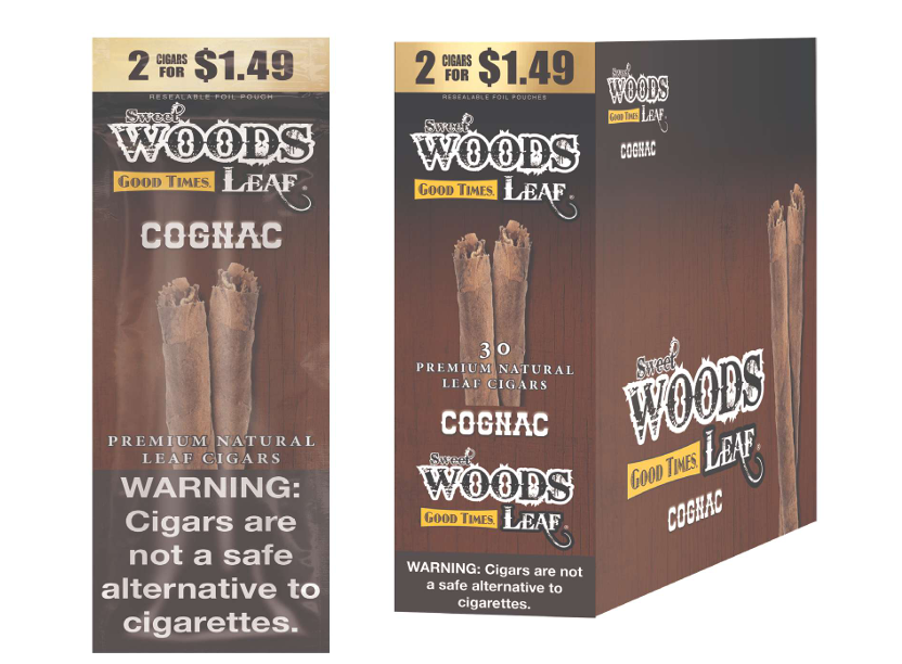 Sweet Wood Leaf Cognac 2/$1.49 15/2pk