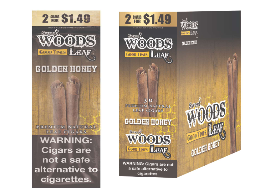 Sweet Wood Leaf Golden Honey 2/$1.49 15/2pk