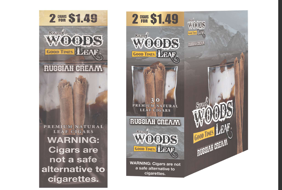 Sweet Wood Leaf Russian Cream 2/$1.49 15/2pk