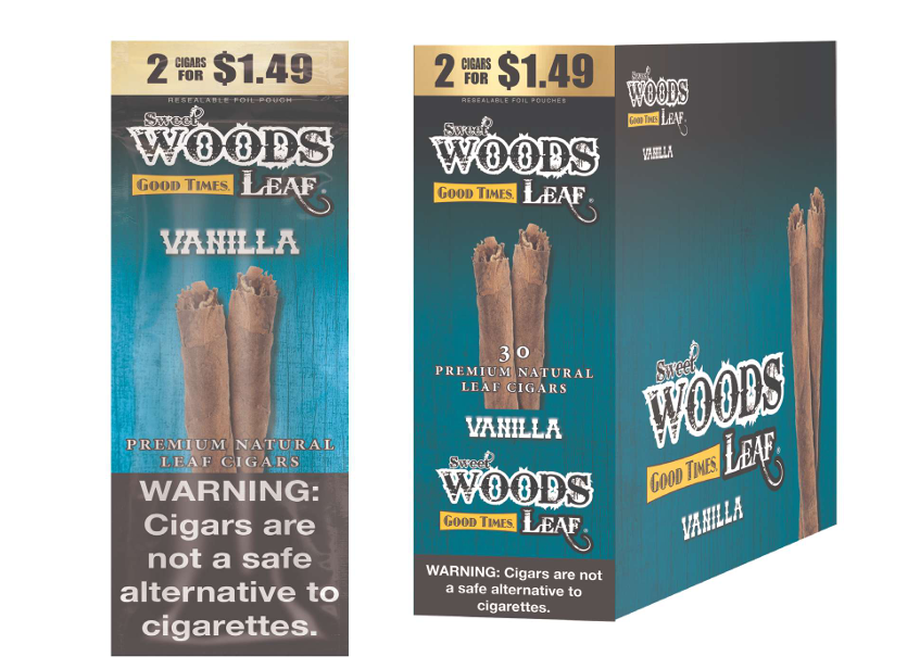 Sweet Wood Leaf Vanilla 2/$1.49 15/2pk